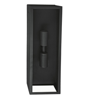 Aca Celia Επιτοίχιο Φωτιστικό Μαύρο (CELIA2WBK)