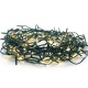 100 Led (3mm) Θερμά με Πράσινο Καλώδιο (100WWE44TGL)