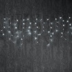 144 Led (5mm) Λαμπάκια Βροχή Ψυχρά 300x60cm με Διάφανο Καλώδιο (R144WE44TC)