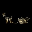 192 Leds (3mm) Reindeer Pull Sleigh (X081921214)