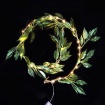 30 Led (3mm) Λαμπάκια Wreath με Διάφανο Καλώδιο (XWGLEAF302A)
