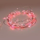 100 Led (3mm) Κόκκινα Λαμπάκια με Ασημί Καλώδιο Χαλκού & Πρόγραμμα (XSW100RAF44)