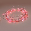 100 Led (3mm) Κόκκινα Λαμπάκια με Ασημί Καλώδιο Χαλκού & Πρόγραμμα (XSW100RAF44)