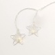 10 Led (5mm) Θερμά Λαμπάκια Stars με Ασημί Μέταλλο (XMSSTAR10WW2A)