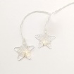 10 Led (5mm) Θερμά Λαμπάκια Stars με Ασημί Μέταλλο (XMSSTAR10WW2A)