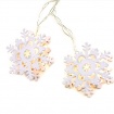 10 Led (5mm) Θερμά Λαμπάκια Metal Snowflakes (XA10WW2A)