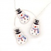 10 Led (5mm) Θερμά Λαμπάκια Metal Snowman (XMSNMAN102A)