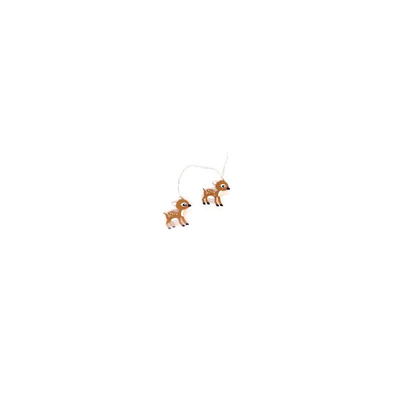 10 Led (5mm) Θερμά Λαμπάκια Metal Deer (XMDEER102A)