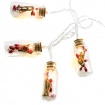 10 Led (5mm) Θερμά Λαμπάκια Glass Bottle Red Berry (XI10WW2A)