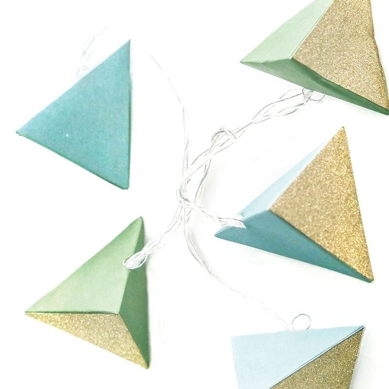 10 Led (5mm) Θερμά Λαμπάκια Paper Green Triangle (XN10WW2A)