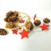 20 Led (5mm) Θερμά Λαμπάκια Garland Red Star (XX20WW2A)