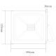 LED SMD προβολέας Q 30W 110° Μπλε (Q30B)