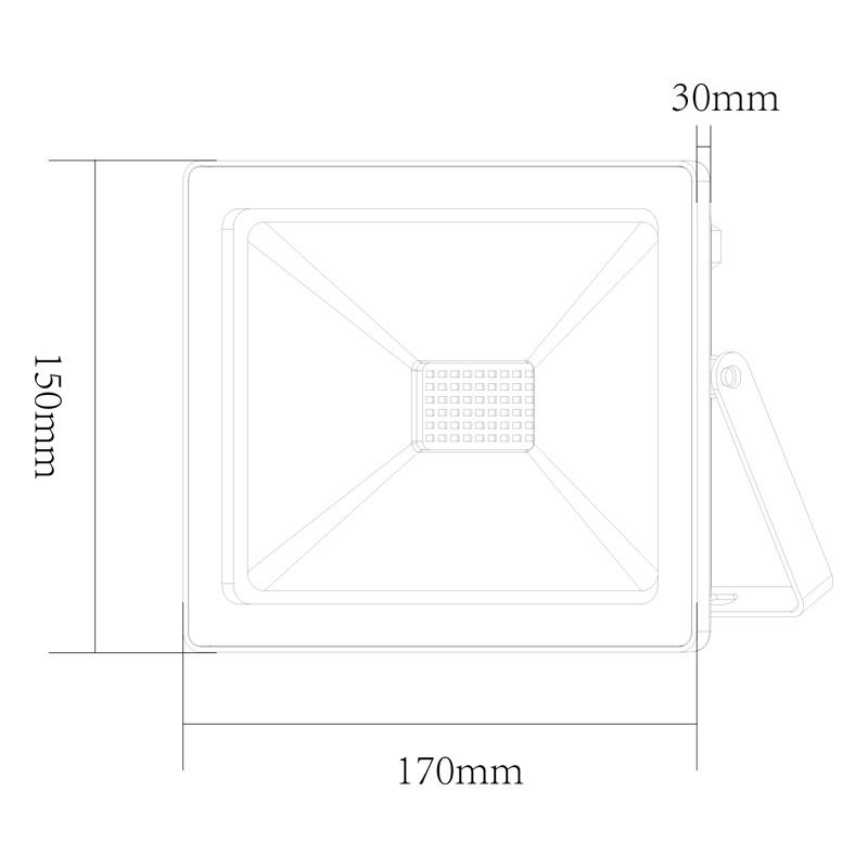 LED SMD προβολέας Q 50W 110° Πράσινο (Q50G)