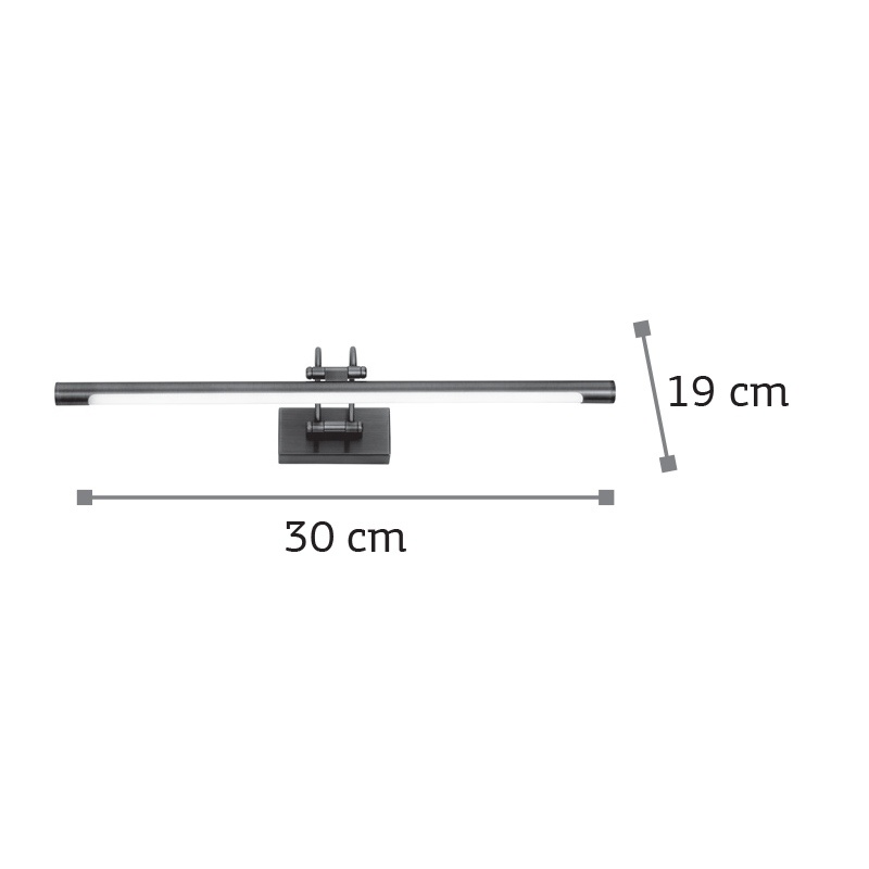 InLight Led Απλίκα Πίνακα 4W Οξυντέ (1044C)