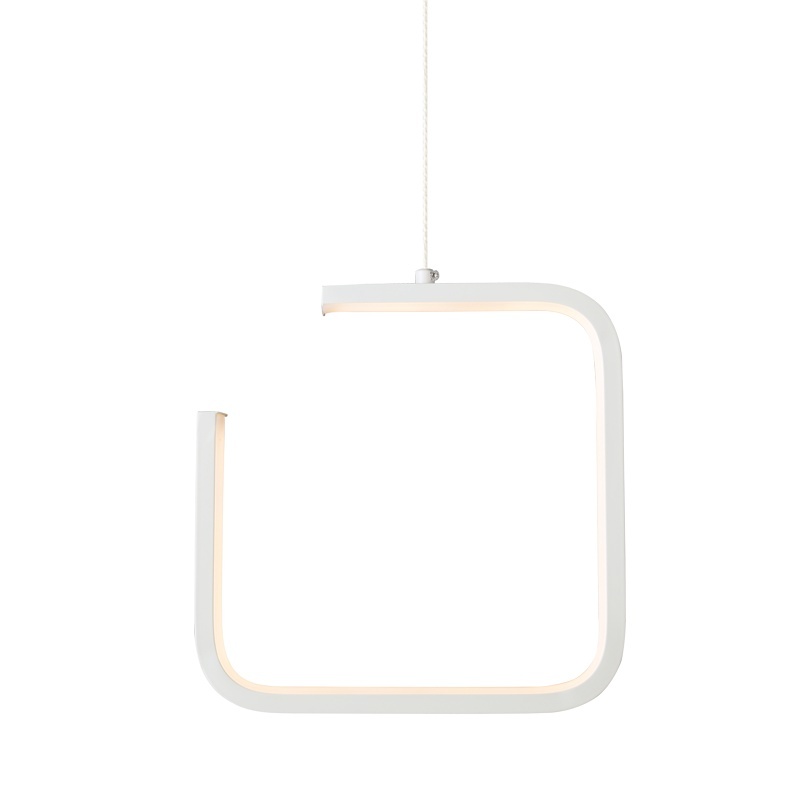 Aca Led Κρεμαστό Φωτιστικό 8W 3000K Λευκό (V27LEDP22WH)