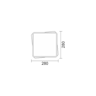 Spotlight Led Πλαφονιέρα 36W 3000K (3218)
