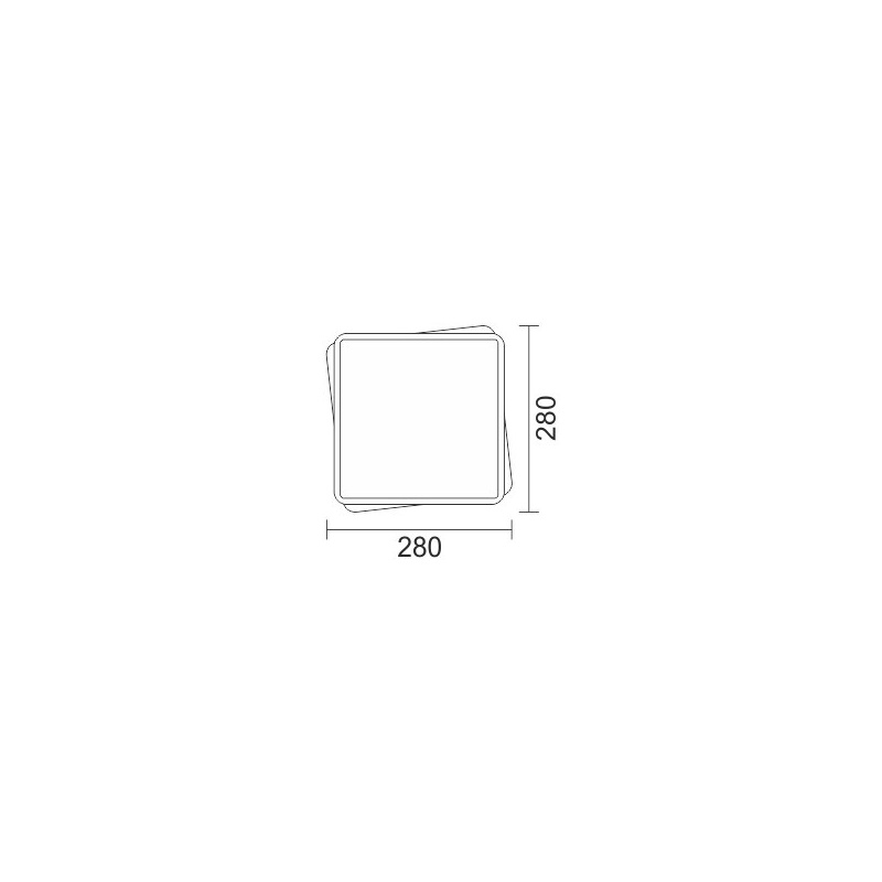 Spotlight Led Πλαφονιέρα 36W 3000K (3218)