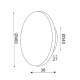 Aca Led Επιτοίχιο Φωτιστικό 24W 3000Κ Ø40 (ZM1724LEDWLL)