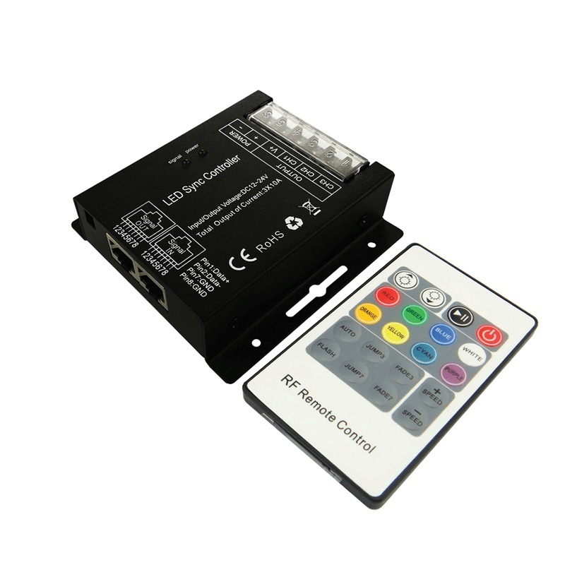 RGB Controller με τηλεχειριστήριο IF 12V 288W - 24V 576W (SZ600RGB)