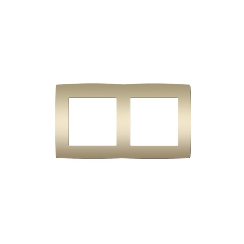 Acaelec Prime Πλαίσιο 2 Θέσεων Ματ Σαμπανιζέ (1000119104)