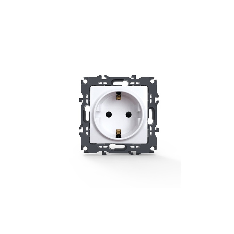 Acaelec Prime Πρίζα Σούκο Ασφαλείας Λευκή (1000116001)