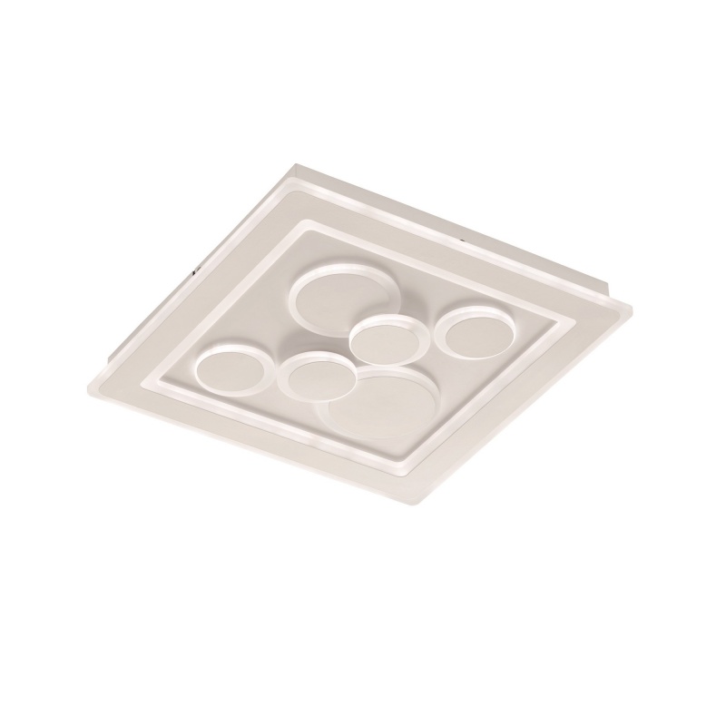 Fischer Honsel Led Πλαφονιέρα Φωτιστικό Οροφής Ratio Λευκό 50x50 (20132)