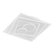 Fischer Honsel Led Πλαφονιέρα Φωτιστικό Οροφής Ratio Λευκό 50x50 (20136)