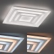 Fischer Honsel Led Πλαφονιέρα Φωτιστικό Οροφής Gorden Λευκό 60x60 (20055)