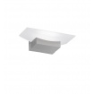Fischer Honsel Led Απλίκα Φωτιστικό Τοίχου Bowl TW Λευκό-Νίκελ ματ L20 (30012)