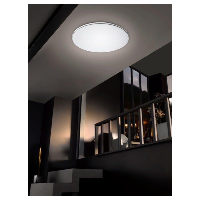 Fischer Honsel Led Πλαφονιέρα Φωτιστικό Οροφής Aldo Λευκό Φ53 (20123)