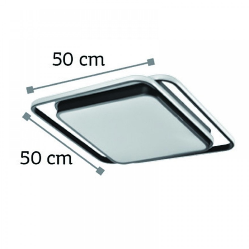 InLight Led Φωτιστικό Οροφής 36W Μαύρο (42171)