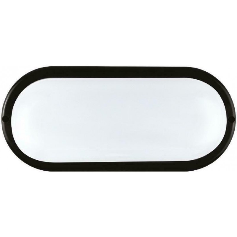 Aca LED SMD επίτοιχη απλίκα Μαύρη 10W 3000Κ (DORA1030B)