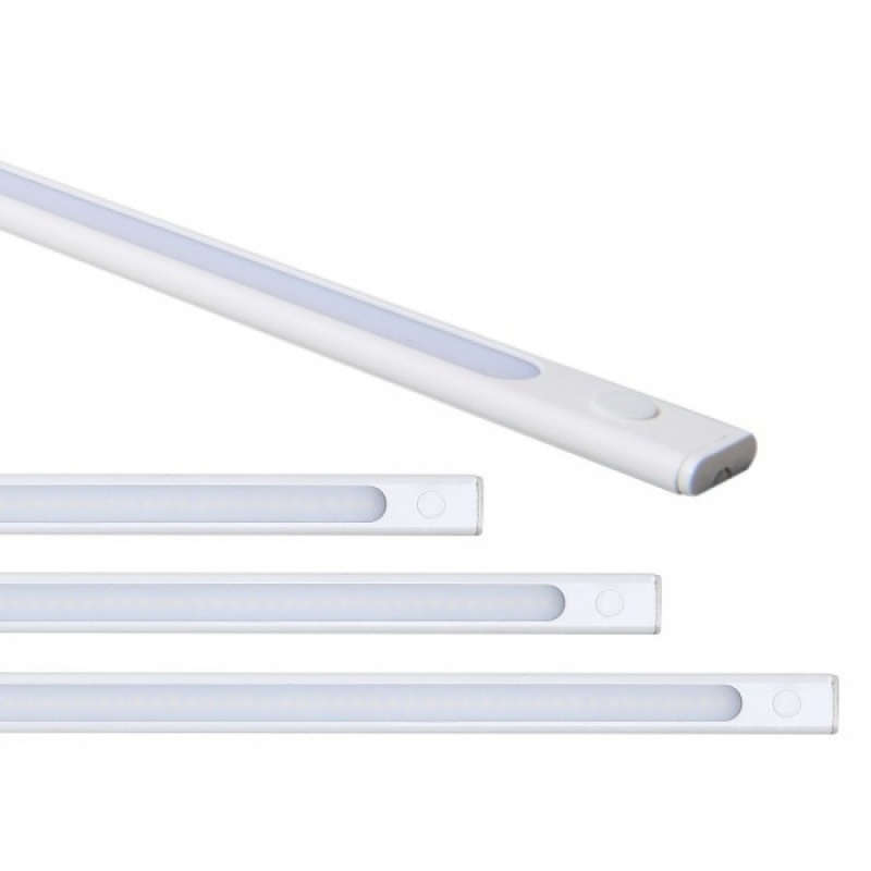 LED SMD μεταλλικό γραμμικό φωτιστικό τύπου T5 88.4cm 12W 4000K (6003)