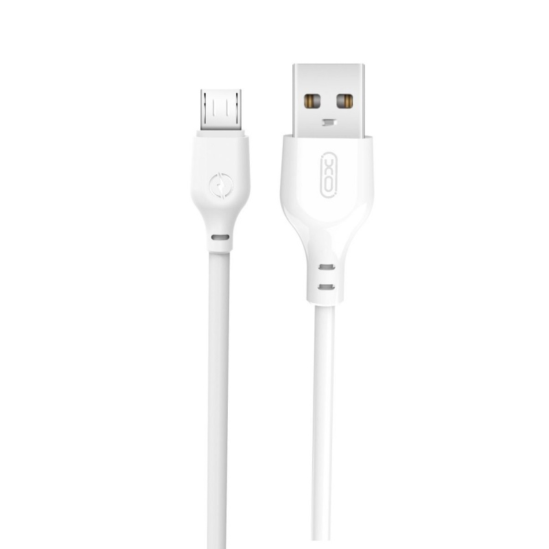 XO Καλώδιο Φόρτισης Micro USB 2m Λευκό (16.005.0070)