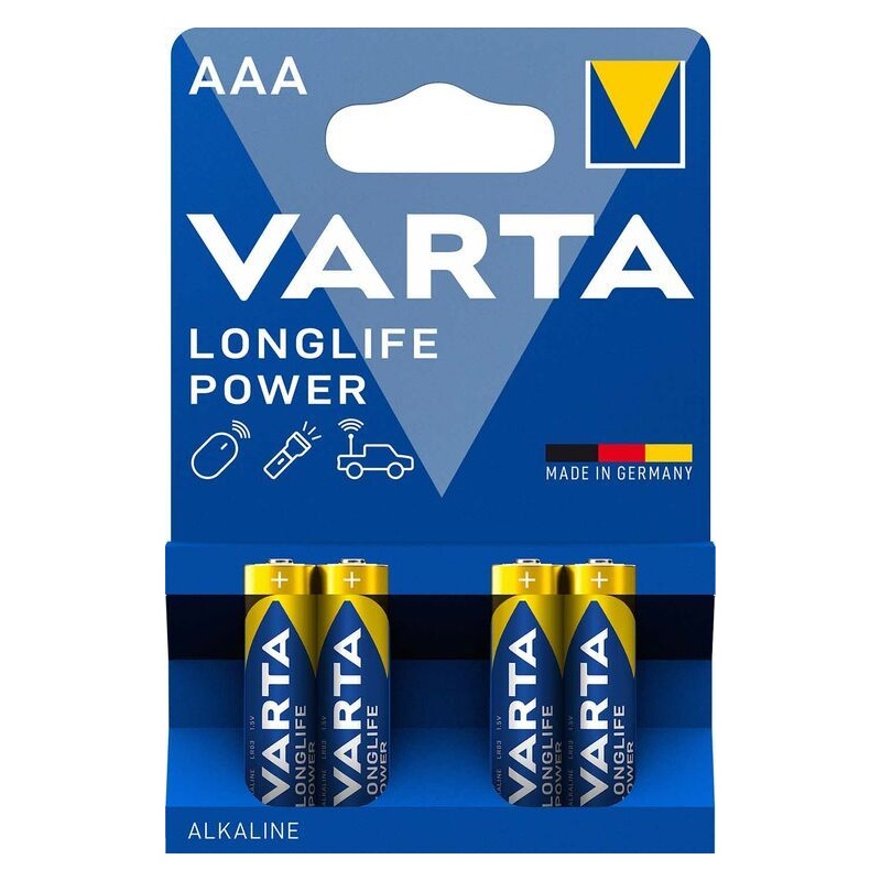Αλκαλικές Μπαταρίες Varta AAA (LR03) (VLLPAAA)