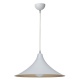 Arkolight Φωτιστικό μονόφωτο Plexiglass  λευκό-χρυσό Ε27 Φ42 (1130-62-01/42)