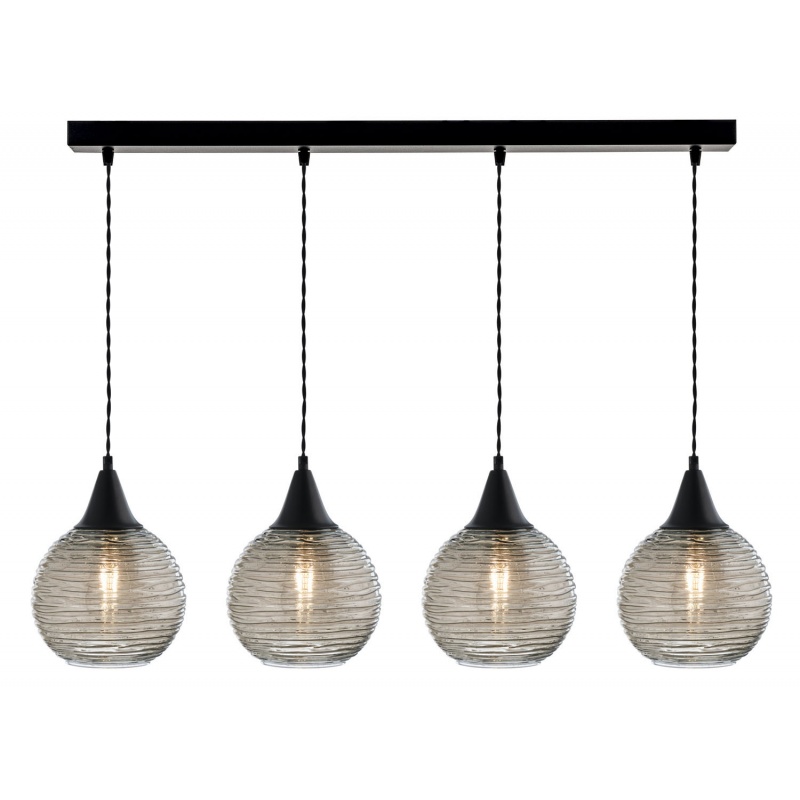 Arkolight Φωτιστικό Πολύφωτο 4Φ Μέταλλο-Γυαλί Ε27 (1451-4/4)