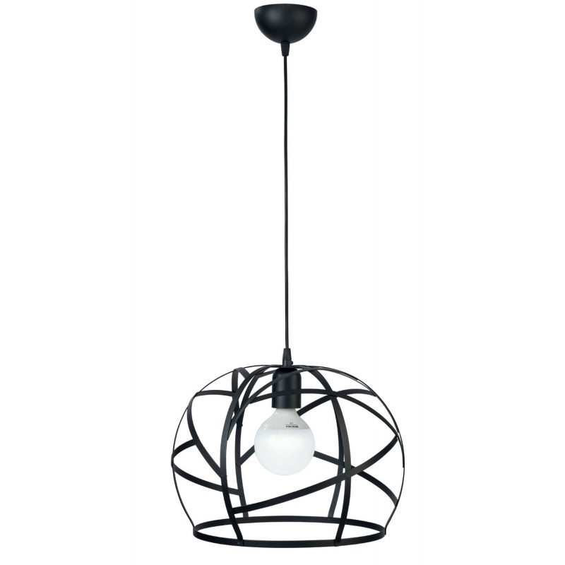 Arkolight Φωτιστικό πλέγμα μέταλλο μαύρο Ε27 Φ35 1φ (360-3/35)