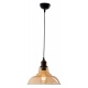 Arkolight Φωτιστικό μονόφωτο γυαλί μελί E27 Φ28 (Κ350-2/28)
