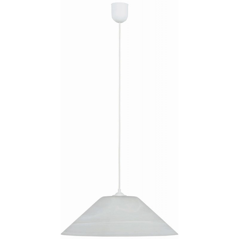 Arkolight Φωτιστικό μονόφωτο γυαλί λευκό Ε27 Φ25 (Ρ150-1/25)