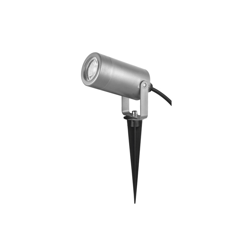 Aca Πλαστικό Σποτ Κήπου GU10 Γκρι (SL7030G)
