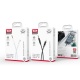 XO Καλώδιο Αντάπτορας Lightning σε 3.5mm 1m Μαύρο (NB-R211A BLACK)