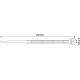 Entac Δεματικά 100x2.5mm Μαύρα 50τμχ (ECT-2.5-100-B)