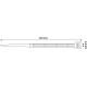 Entac Δεματικά 150x3.6mm Λευκά 50τμχ (ECT-3.6-150-W)