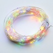 100 Led (3mm) RGB & Κίτρινα Λαμπάκια με Ασημί Καλώδιο Χαλκού & Πρόγραμμα (X01100312)