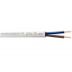 Καλώδιο Εύκαμπτο H05VV-F 2x0,75mm² Λευκό 1m