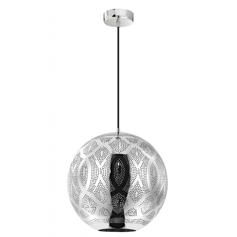 Luma Μοντέρνο Μονόφωτο Φωτιστικό Οροφής Ø30 Ασημί (114-01066-08)