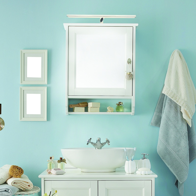 Aca Led Επιτοίχιο Φωτιστικό 8W 3000Κ Χρώμιο (PN78LEDW50CH)