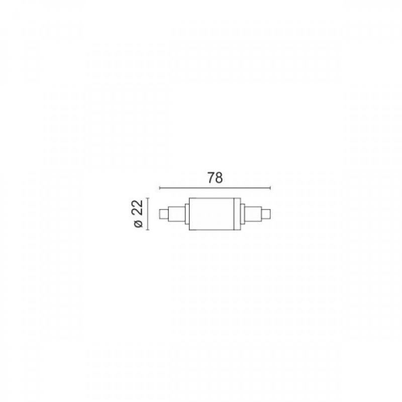 Λάμπα SMD Led 5W R7s 78mm 3000K (5382)