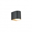 It-Lighting Powell 1xGU10 Επιτοίχιο Φωτιστικό Ανθρακί (80200244)
